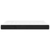 Spyruoklinis čiužinys, juodos spalvos, 140x190x20 cm, aksomas