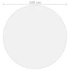 Stalo apsauga, permatoma, 100cm skersmens, 1,6 mm, PVC