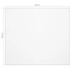 Stalo apsauga, permatoma, 90x90cm, 2mm, PVC