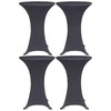 Staltiesės, 4vnt., antracito sp., 60 cm, įtempiamos (2x131428)