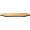Stalviršis, 100x50x4 cm, ąžuolo medienos masyvas, ovalo formos