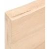Stalviršis, 100x50x(2-6)cm, neapdorotas ąžuolo medienos masyvas