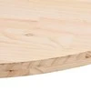 Stalviršis, 110x55x2,5cm, pušies medienos masyvas, ovalus