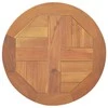 Stalviršis, 40cm, tikmedžio medienos masyvas, apskritas, 2,5cm