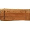 Stalviršis, 80x40x3,8cm, akacijos masyvas, su gyvu kraštu