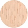 Stalviršis, Ø90x2,5 cm, bukmedžio medienos masyvas, apskritas