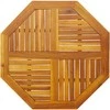 Stalviršis, 90x90x2,2cm, akacijos masyvas, aštuonkampis