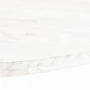 Stalviršis, baltas, 70x35x2,5cm, pušies masyvas, ovalus