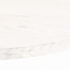 Stalviršis, baltas, 90x45x2,5cm, pušies masyvas, ovalus