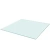 Stalviršis, grūdintas stiklas, kvadrato forma, 700x700mm