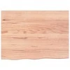 Stalviršis, šviesiai rudas, 80x60x(2-4) cm, medienos masyvas