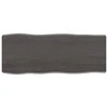 Stalviršis, tamsiai ruda, 100x40x(2-6) cm, medienos masyvas