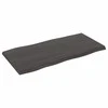 Stalviršis, tamsiai ruda, 100x50x(2-4) cm, medienos masyvas