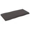 Stalviršis, tamsiai ruda, 100x50x(2-6) cm, medienos masyvas