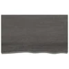Stalviršis, tamsiai rudas, 100x60x(2-6) cm, ąžuolo masyvas