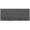 Stalviršis, tamsiai rudas, 120x50x(2-6) cm, ąžuolo masyvas