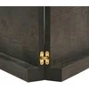 Stalviršis, tamsiai rudas, 120x50x(2-6) cm, ąžuolo masyvas