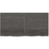 Stalviršis, tamsiai rudas, 120x60x(2-4) cm, ąžuolo masyvas