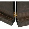 Stalviršis, tamsiai ruda, 140x40x(2-4) cm, medienos masyvas