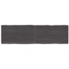 Stalviršis, tamsiai ruda, 140x40x(2-6) cm, medienos masyvas