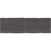 Stalviršis, tamsiai ruda, 160x50x(2-4) cm, medienos masyvas