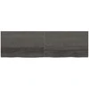 Stalviršis, tamsiai rudas, 200x60x(2-4) cm, ąžuolo masyvas