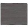 Stalviršis, tamsiai ruda, 60x50x(2-4) cm, medienos masyvas
