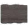Stalviršis, tamsiai ruda, 80x60x(2-4) cm, medienos masyvas