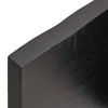Stalviršis, tamsiai ruda, 80x60x(2-4) cm, medienos masyvas