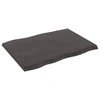 Stalviršis, tamsiai ruda, 80x60x(2-4) cm, medienos masyvas
