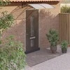 Stogelis durims, juodos spalvos, 150x100cm, polikarbonatas