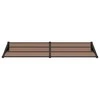Stogelis durims, juodos spalvos, 239x90cm, polikarbonatas