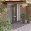 Stogelis durims, juodos spalvos, 300x75cm, polikarbonatas
