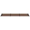 Stogelis durims, juodos spalvos, 358,5x90cm, polikarbonatas