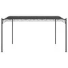 Stoginė, antracito spalvos, 4x3m, audinys ir plienas, 180g/m²