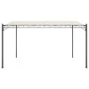 Stoginė, kreminės spalvos, 4x3m, audinys ir plienas, 180g/m²