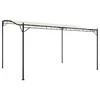Stoginė, kreminės spalvos, 4x3m, audinys ir plienas, 180g/m²
