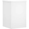 Stovai augalams, 2vnt., balti, 20x20x30cm, apdirbta mediena