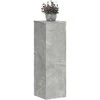 Stovai augalams, 2vnt., betono, 25x25x80cm, apdirbta mediena