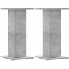 Stovai augalams, 2vnt., betono, 30x30x60cm, apdirbta mediena