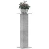 Stovai augalams, 2vnt., betono, 30x30x95cm, apdirbta mediena