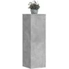 Stovai augalams, 2vnt., betono, 33x33x100cm, apdirbta mediena