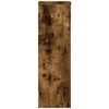 Stovai augalams, 2vnt., dūminiai, 25x25x80cm, apdirbta mediena