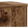 Stovai augalams, 2vnt., sendintos medienos, 17x17x60cm, mediena