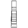 Stovas augalams, juodos spalvos, 94,5x25x88cm, metalas