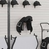 Stovas balnui, juodas, geležis, montuojamas prie sienos