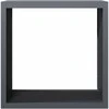 Stovas malkoms, antracito spalvos, 100x40x100cm, plienas