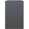 Stovas malkoms, antracito spalvos, 100x40x60cm, plienas