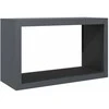 Stovas malkoms, antracito spalvos, 100x40x60cm, plienas