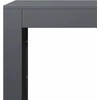 Stovas malkoms, antracito spalvos, 100x40x80cm, plienas